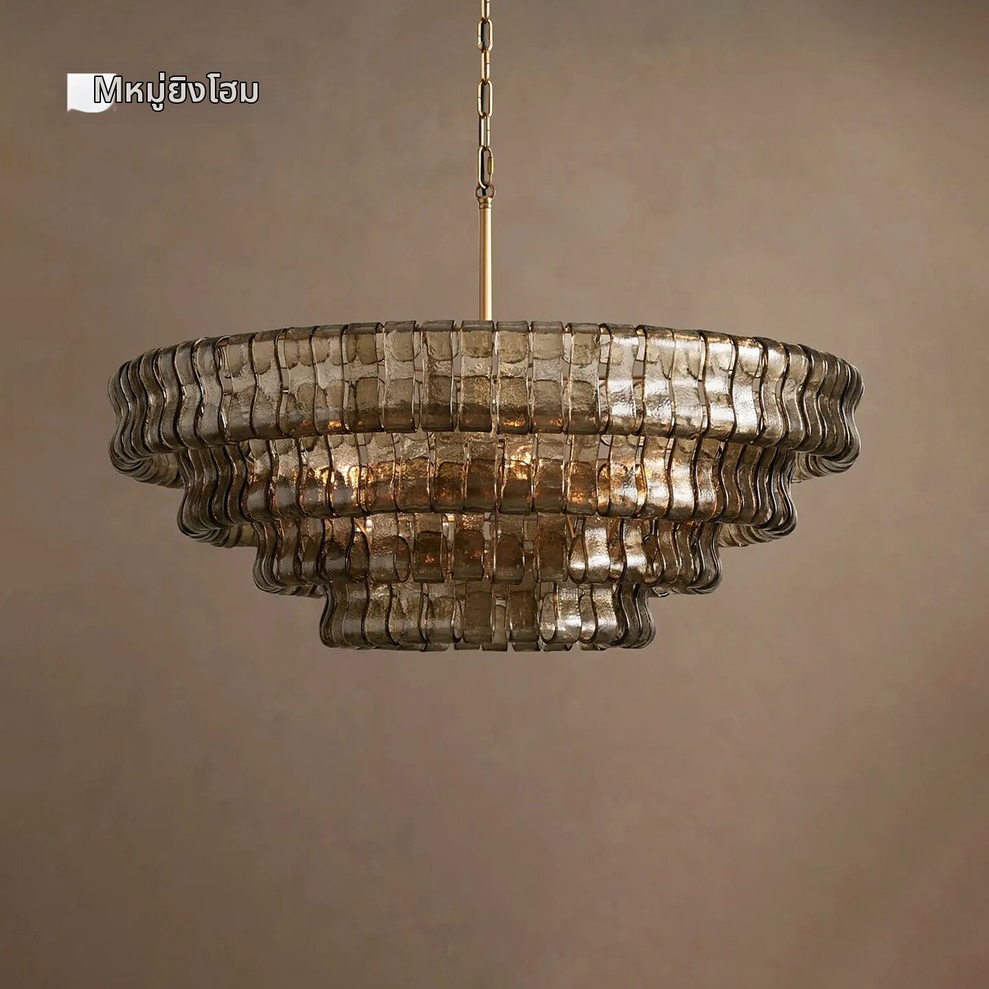 MUYING | Luxurious Simple Modern Large Multi-Layer Round Chandelier