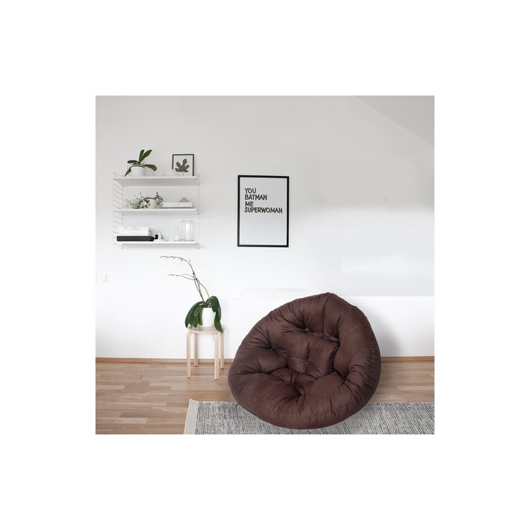🔥HOT🔥 เบาะรองนั่ง NEST 34X43 น้ำตาล HOME LIVING STYLE | HOME LIVING STYLE | เบาะ Furniture Decor Payday Flash Deal หุ้มเ