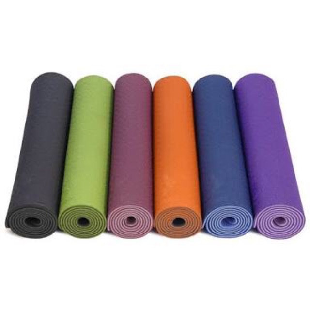  Hot deal เสื่อโยคะ รุ่น TPE Yoga Mat ขนาด183CMx61CM ความหนา 6 MM 