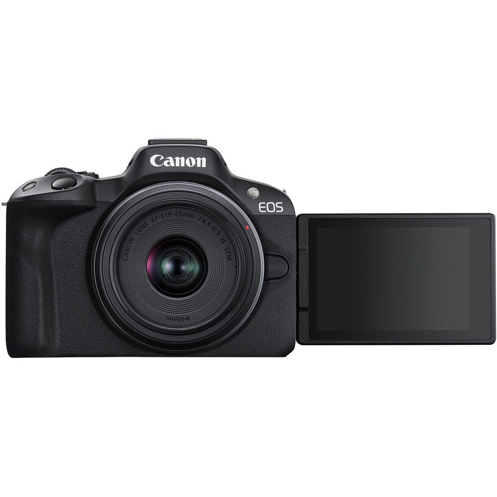 Canon EOS R50-RF-S18-45mm Black