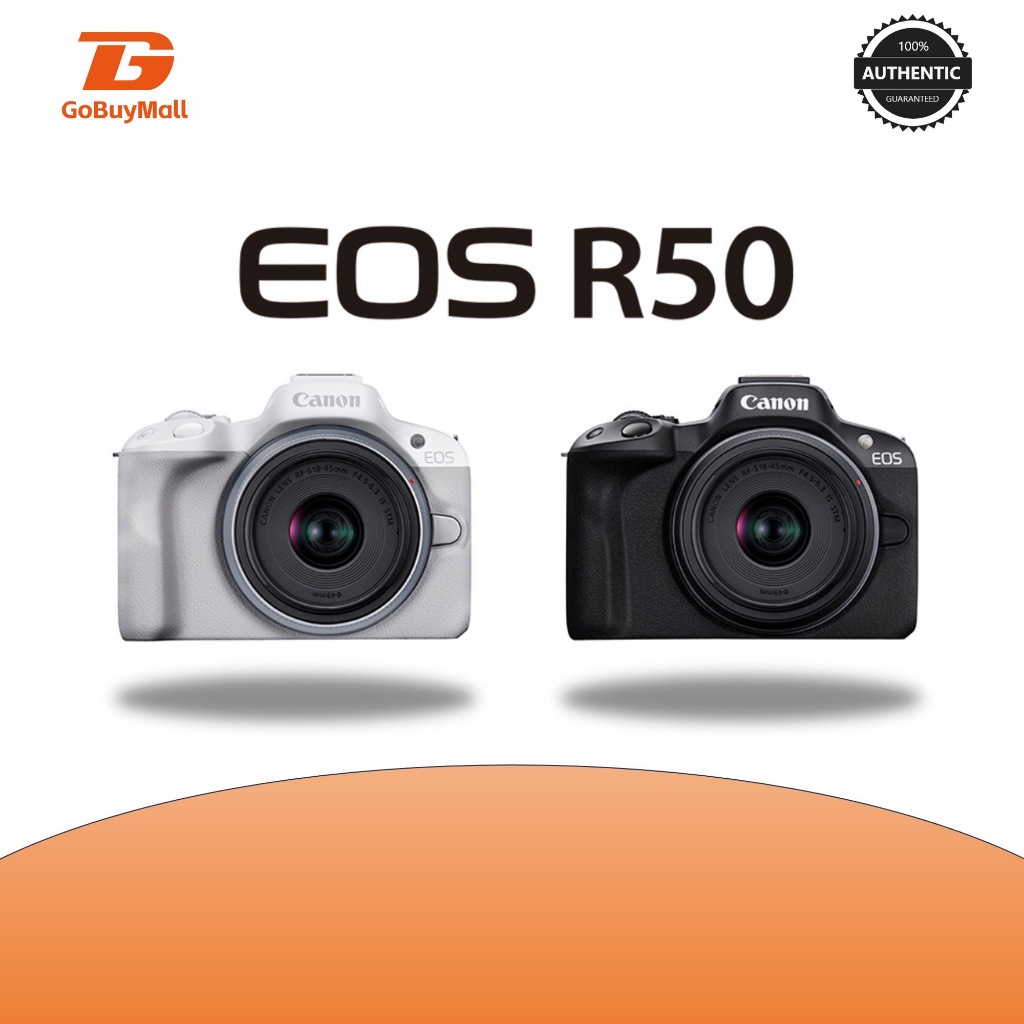 Canon EOS R50 Mirrorless Camera with 18-45mm Lens Kit – BRAND NEW
