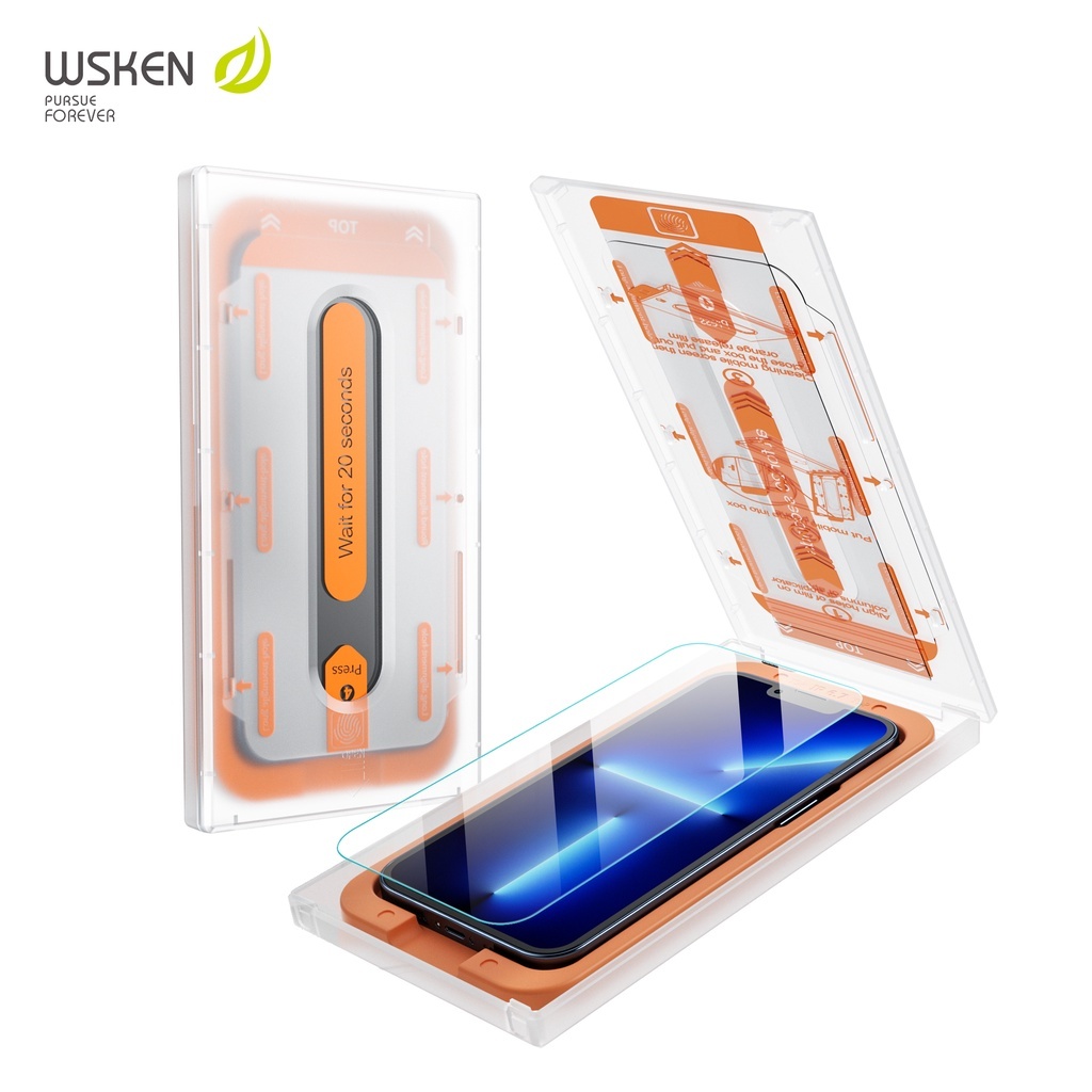 [local] Wsken 9H กระจกนิรภัยกันรอยหน้าจอ for ไอโฟน 17 Pro Max ฟิล์ม iphone 16ProMax 15 Pro Max 13ProMax ฟิล์มกันรอย กันฝุ่น กันน้ํามัน กันแสงสีฟ้า เป็นมิตรกับสิ่งแวดล้อม iphone 14ProMax 14Pro 14 13Pro 13 12ProMax 12Pro 12 11ProMax XsMax 11Pro x xs 11 XR
