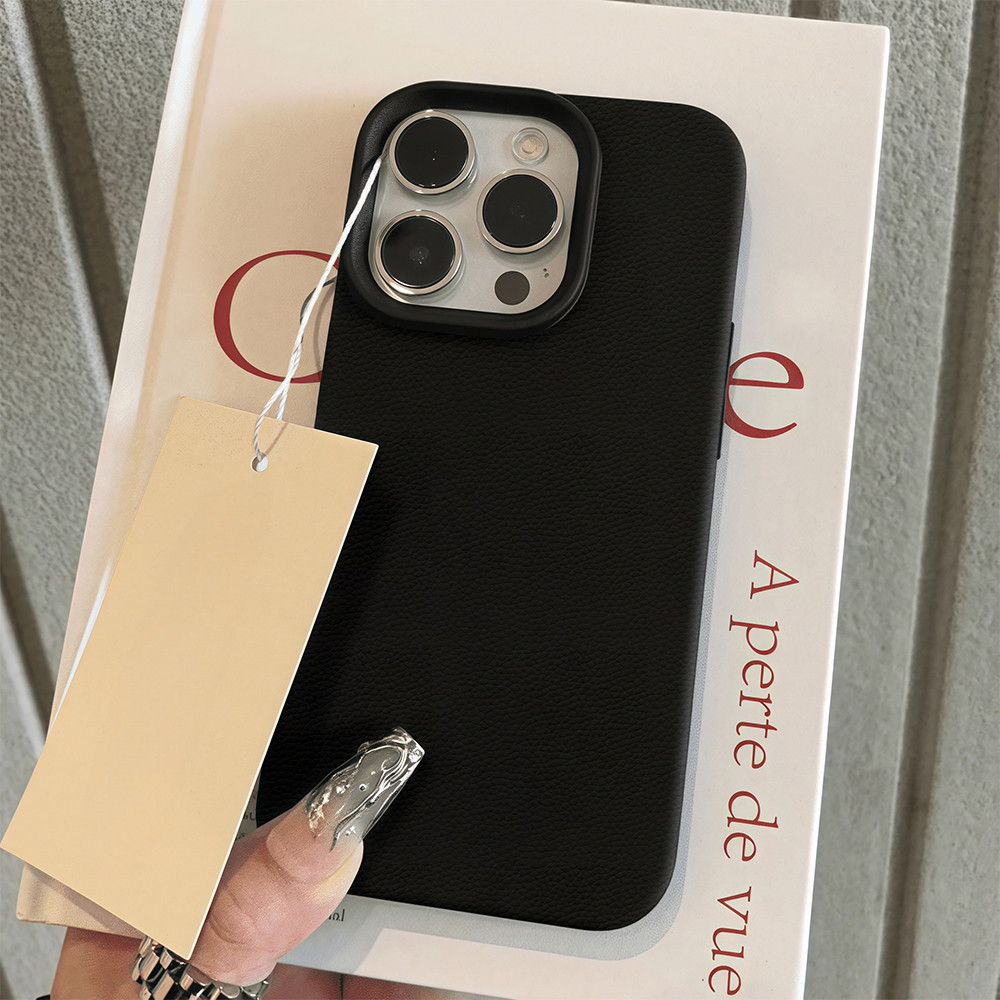 จัดส่งในพื้นที่ เคสนิ่ม TPU สีลูกกวาด เรียบง่าย เคสหนัง For iPhone16 11 15 14 13 12 Pro max XS XR XSMAX 7 Plus 8 Plus