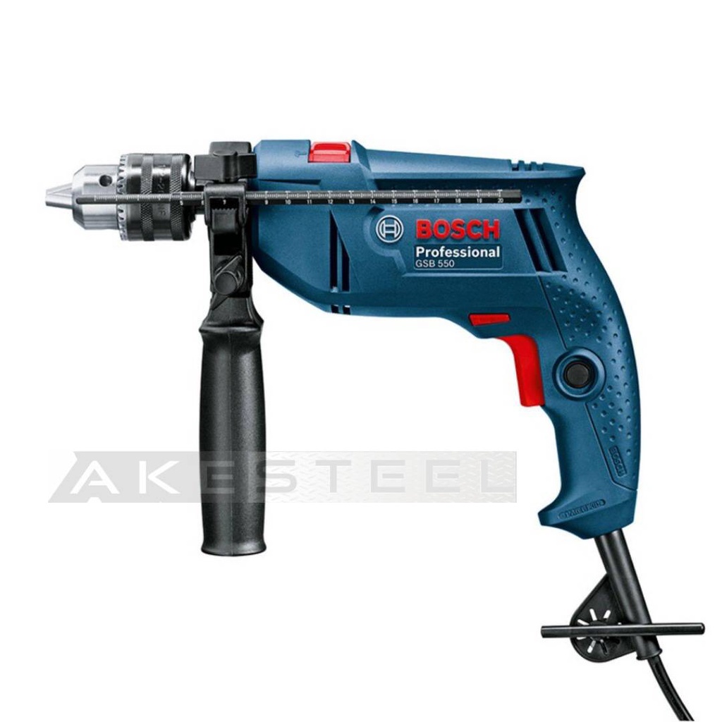 สว่านกระแทก 4 หุน BOSCH รุ่นGSB 550( Promo Set)