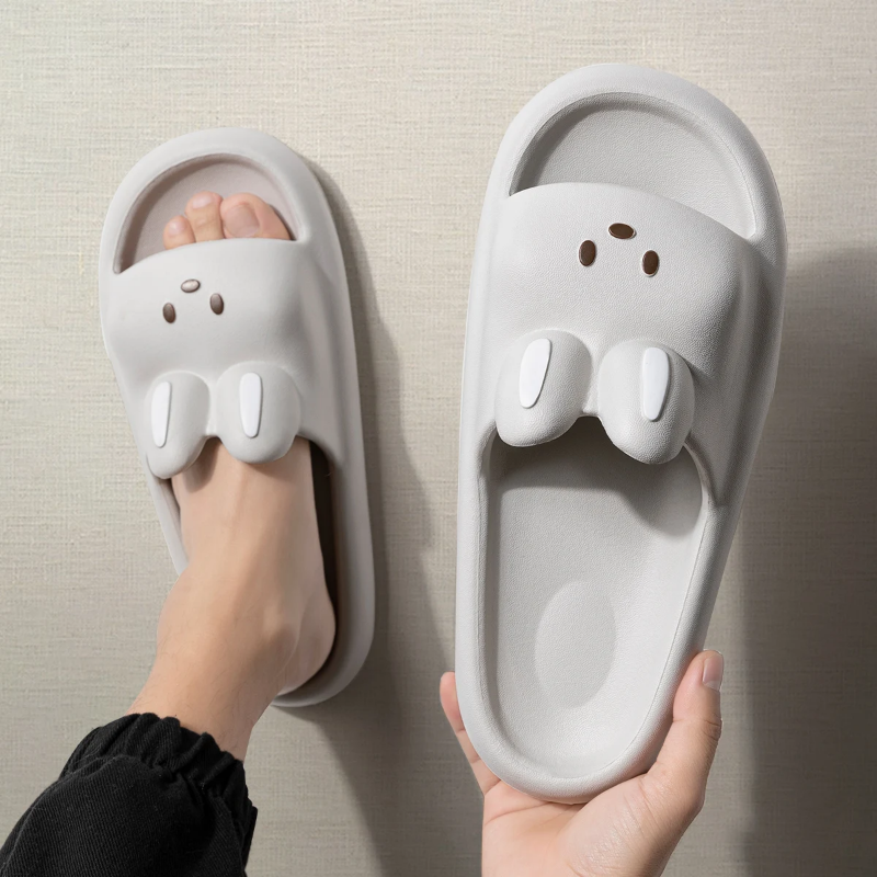 A Like Pillow Rabbit Slippers for Women and Men | House Slides Shower Sandals | Extremely Comfy | Cushioned Thick Sole